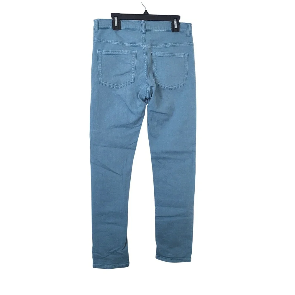 Gymboree Boys Light Blue Adjustable Waist 5Pocket Skinny Stretch Jeans 12 Preppy